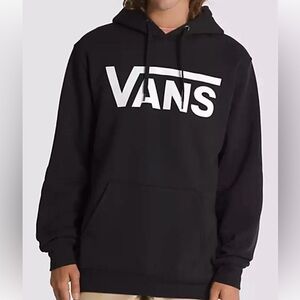 Vans Classic Black Pullover Hoodie Size Men’s Small